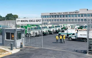Municipal and government vehicle depots